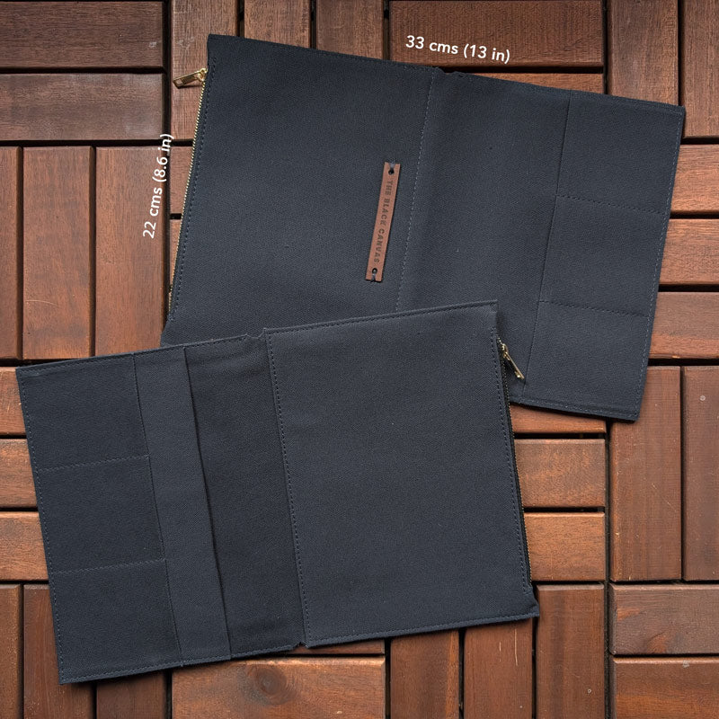 Navy Blue Fabric Pocket Insert - A5 - Image 3