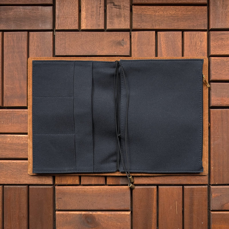 Navy Blue Fabric Pocket Insert - A5 - Image 4