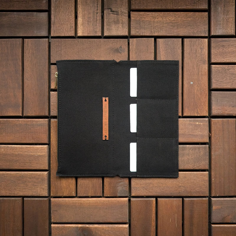 Charcoal Black Fabric Pocket Insert - Slim