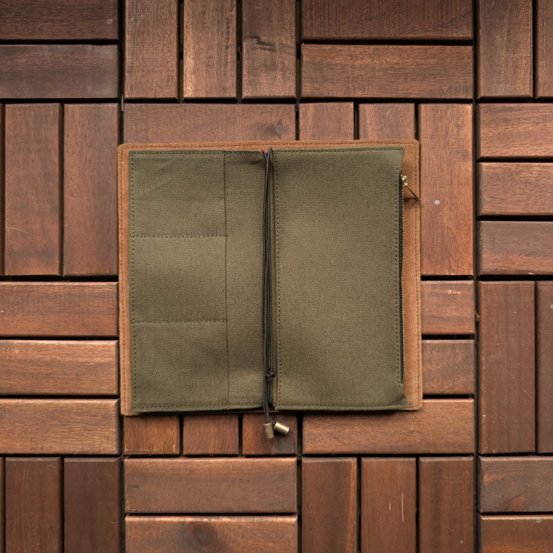 Olive Green Fabric Pocket Insert - Slim - Image 4