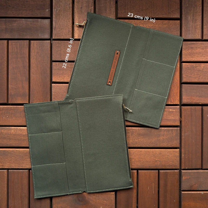 Forest Green Fabric Pocket Insert - Slim - Image 3