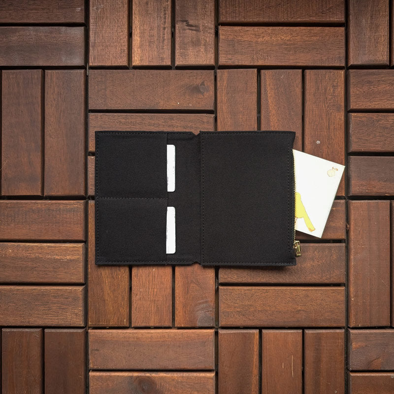 Charcoal Black Fabric Pocket Insert - A6 - Image 2