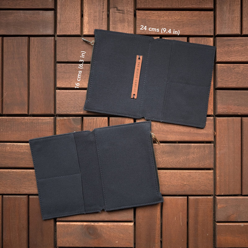 Navy Blue Fabric Pocket Insert - A6 - Image 3