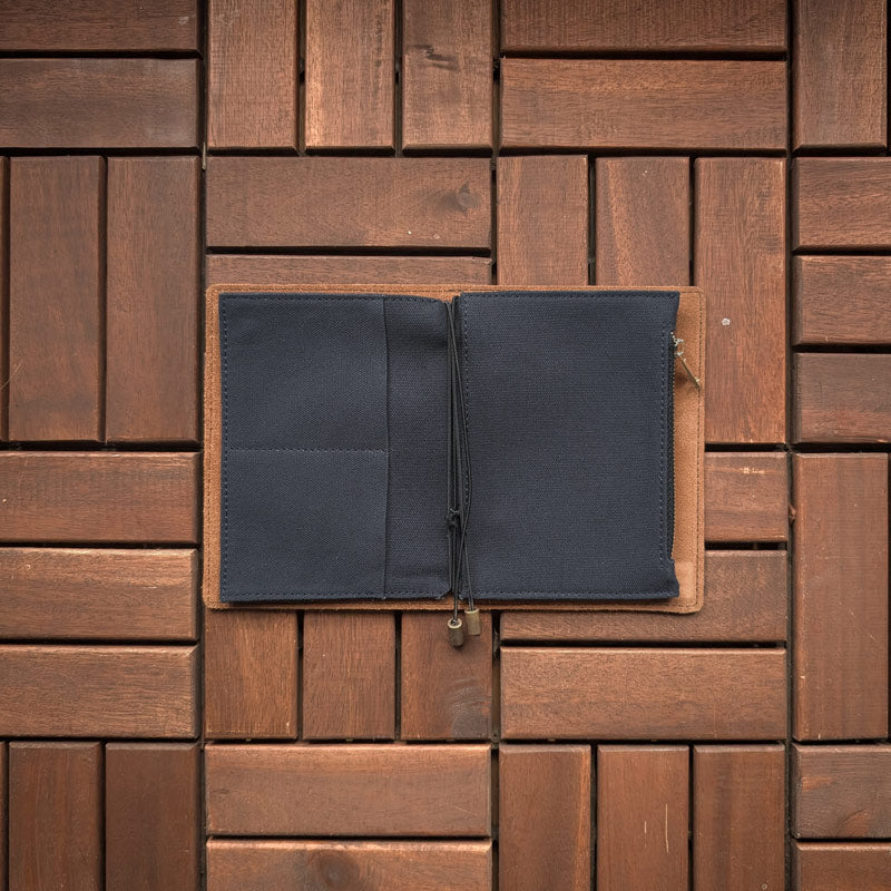 Navy Blue Fabric Pocket Insert - A6 - Image 4