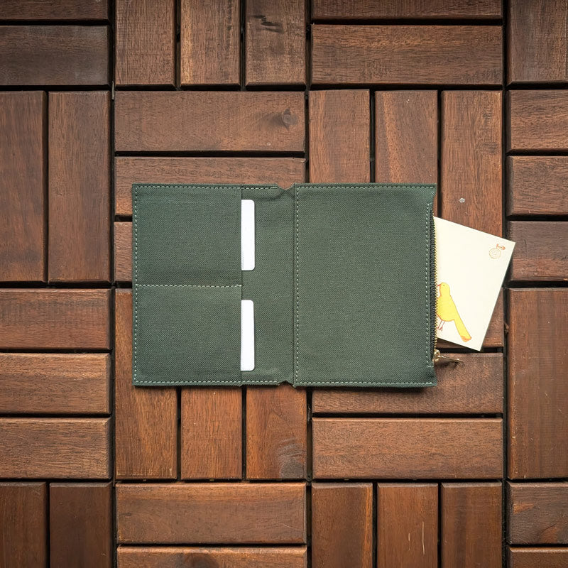 Forest Green Fabric Pocket Insert - A6 - Image 2