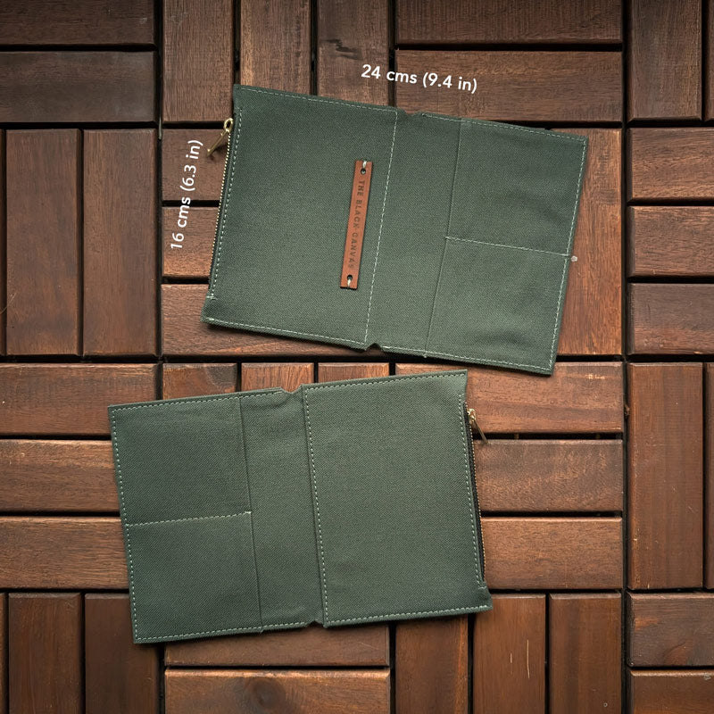 Forest Green Fabric Pocket Insert - A6 - Image 3