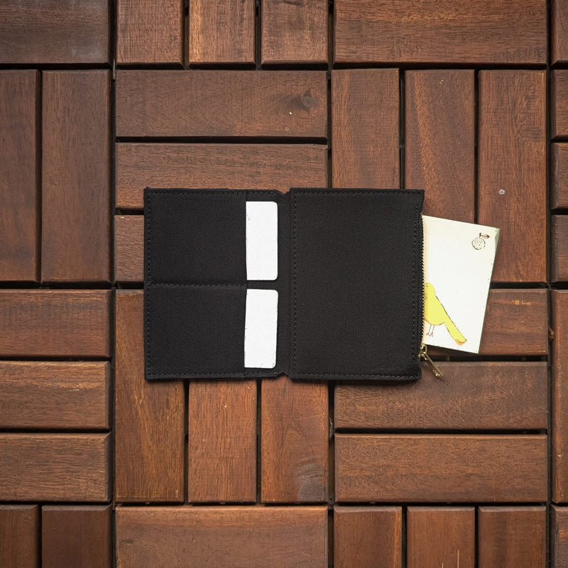 Charcoal Black Fabric Pocket Insert - Passport - Image 2