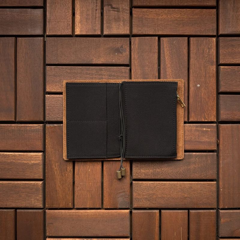 Charcoal Black Fabric Pocket Insert - Passport - Image 4