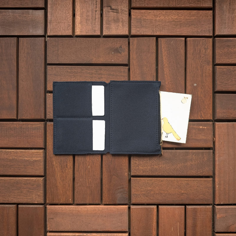 Navy Blue Fabric Pocket Insert - Passport - Image 2