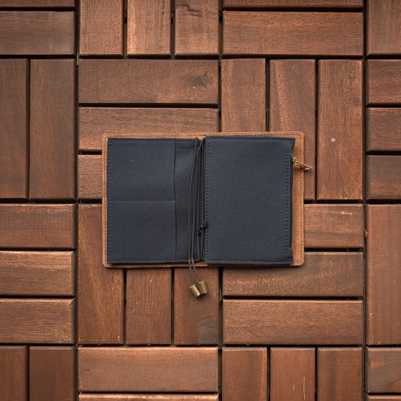 Navy Blue Fabric Pocket Insert - Passport - Image 4