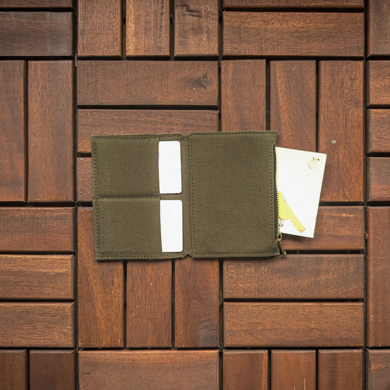 Olive Green Fabric Pocket Insert - Passport - Image 2
