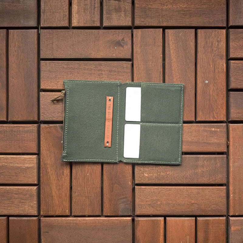 Forest Green Fabric Pocket Insert - Passport