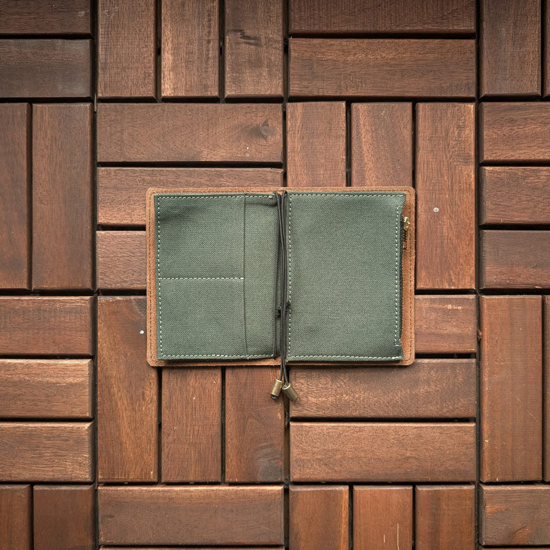 Forest Green Fabric Pocket Insert - Passport - Image 4