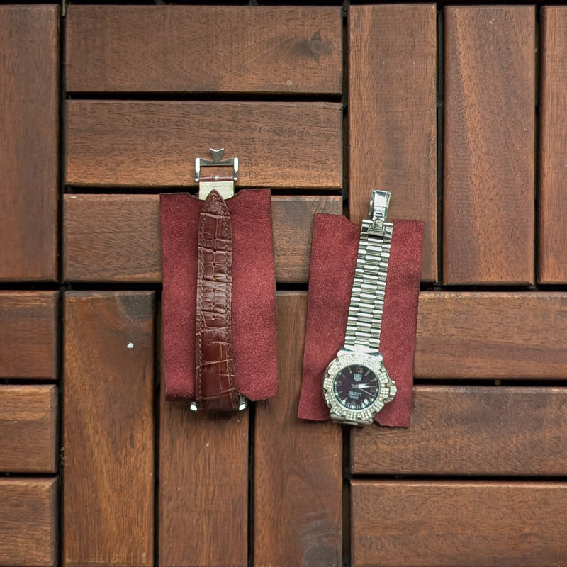 Watch Protectors - Cherry Suede - Image 2
