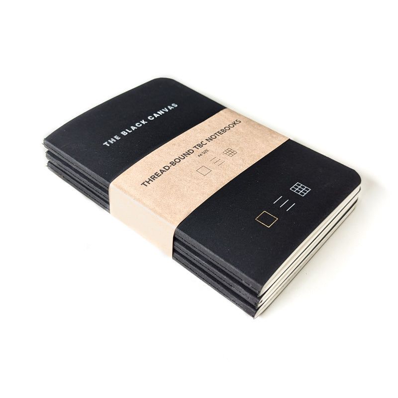 Black TBC Notebooks - A6 / Pack of 3 Bundle - Image 3