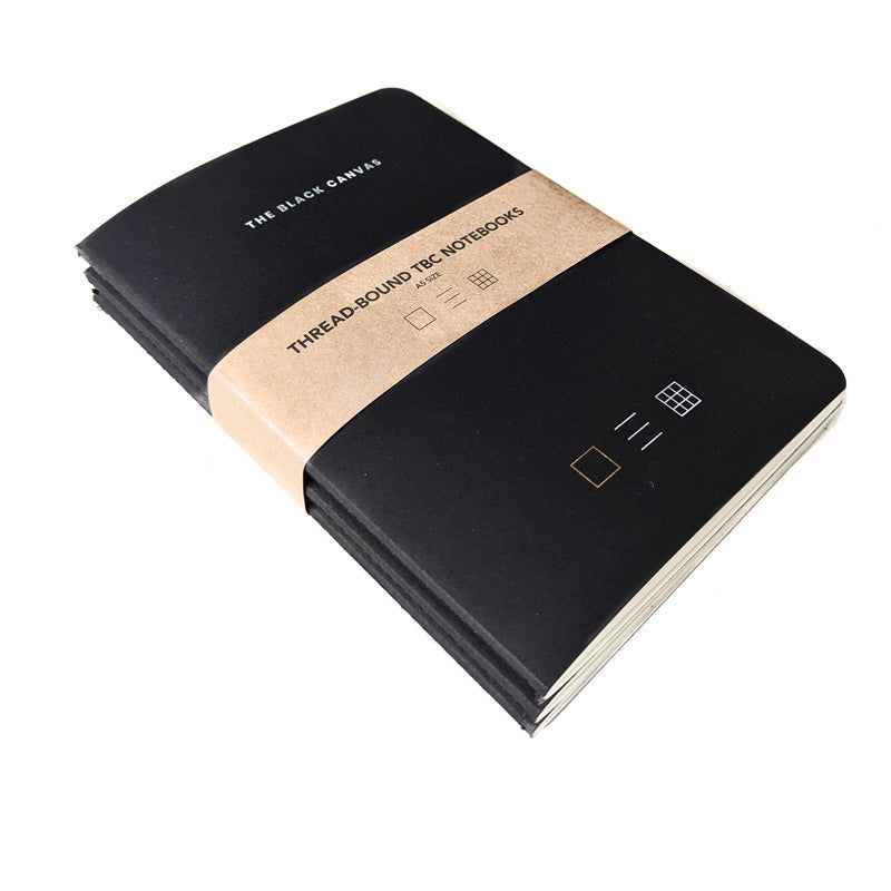 Black TBC Notebooks - A5 / Pack of 3 Bundle - Image 3