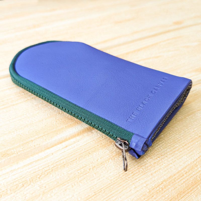 Colour Block Pen Pouch - Cornflower Green - Image 3