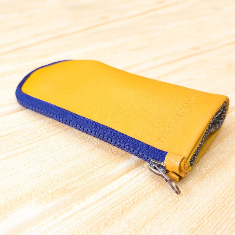 Colour Block Pen Pouch - Sunshine Blue - Image 5