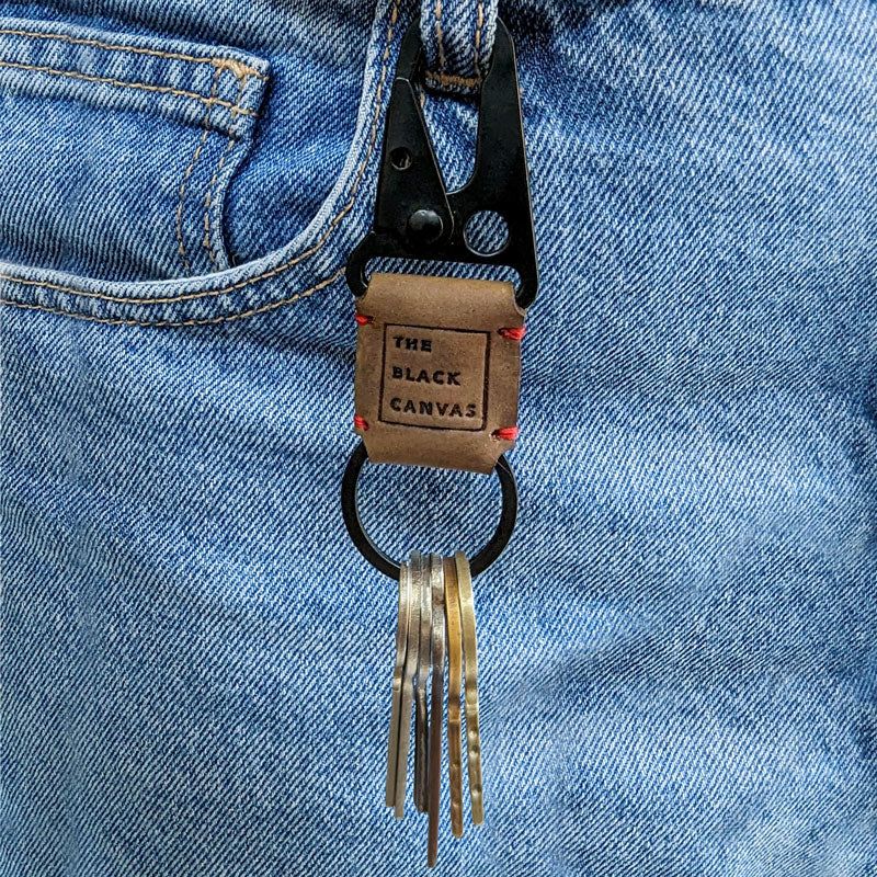 Short Leather Key Fob - Image 10