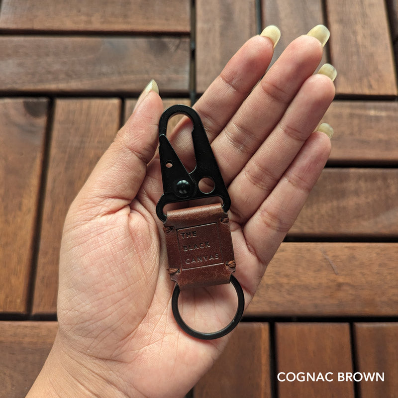 Short Leather Key Fob - Image 3