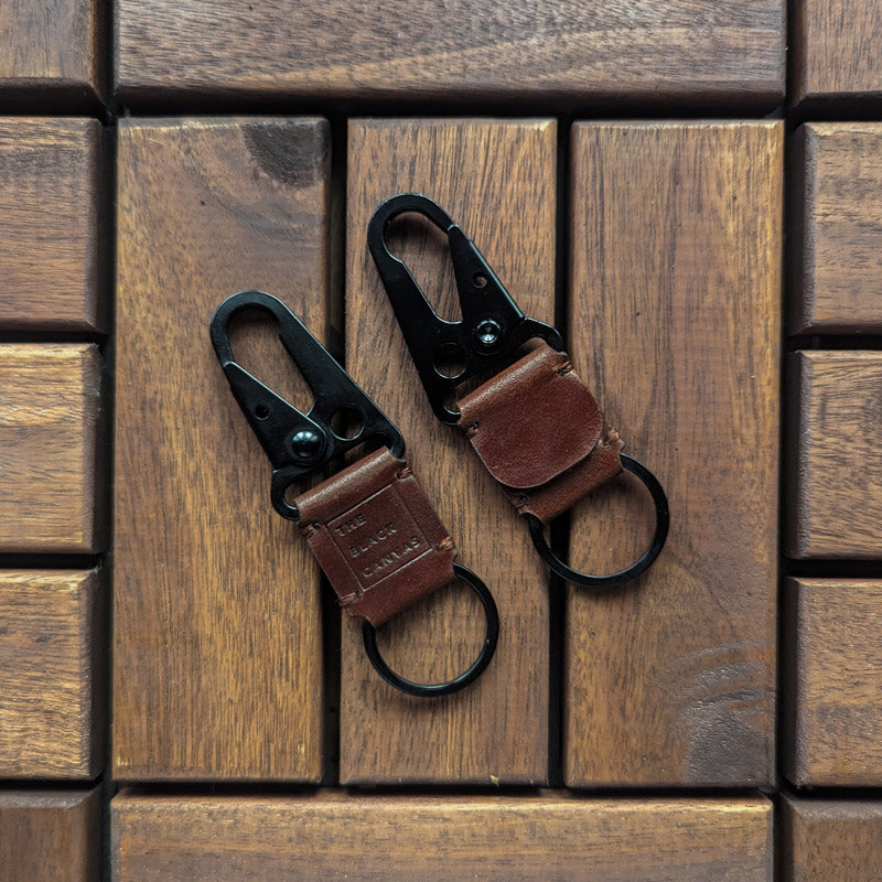 Short Leather Key Fob - Image 4