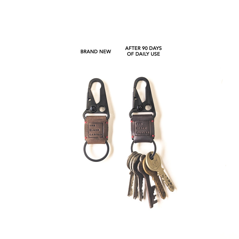 Short Leather Key Fob - Image 9