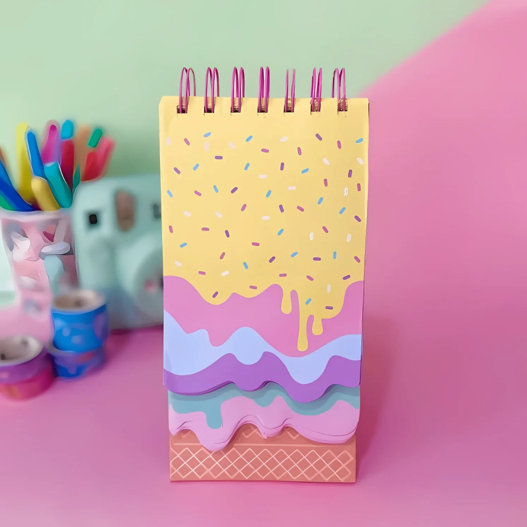 Candy Glitter Spiral Diary | Cute Notepad - Image 8