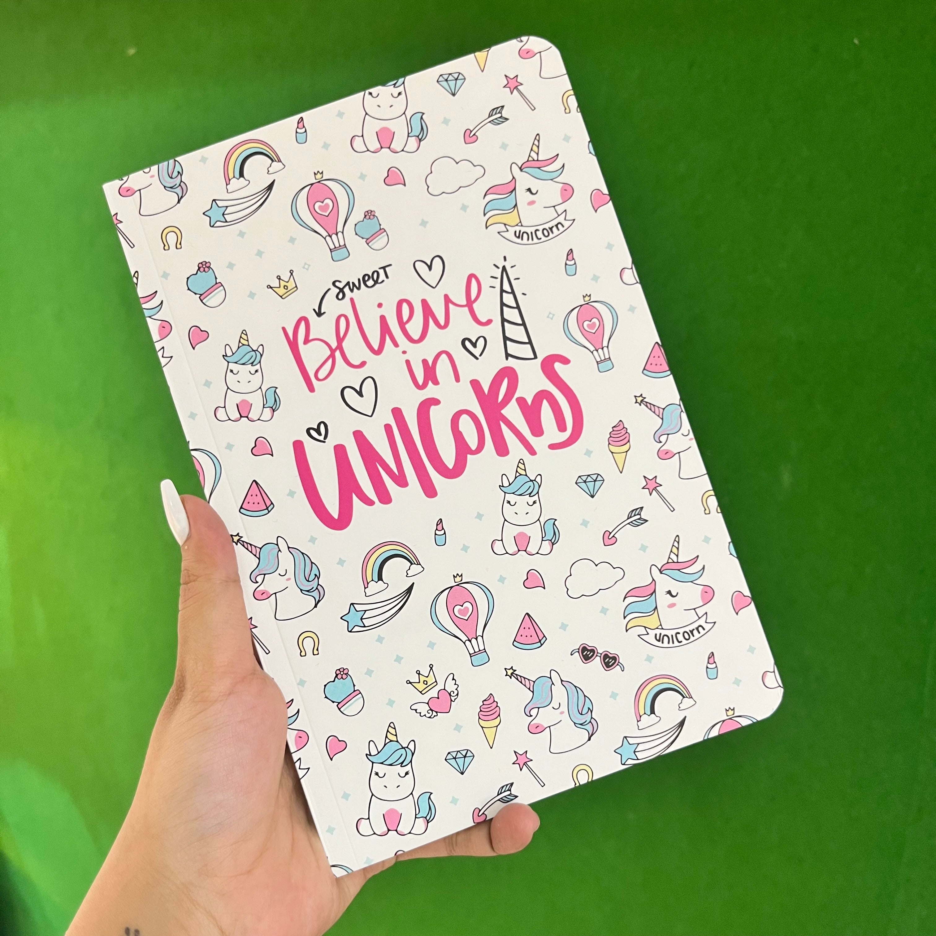 Unicorn Doodle A5 Diary/Notebook