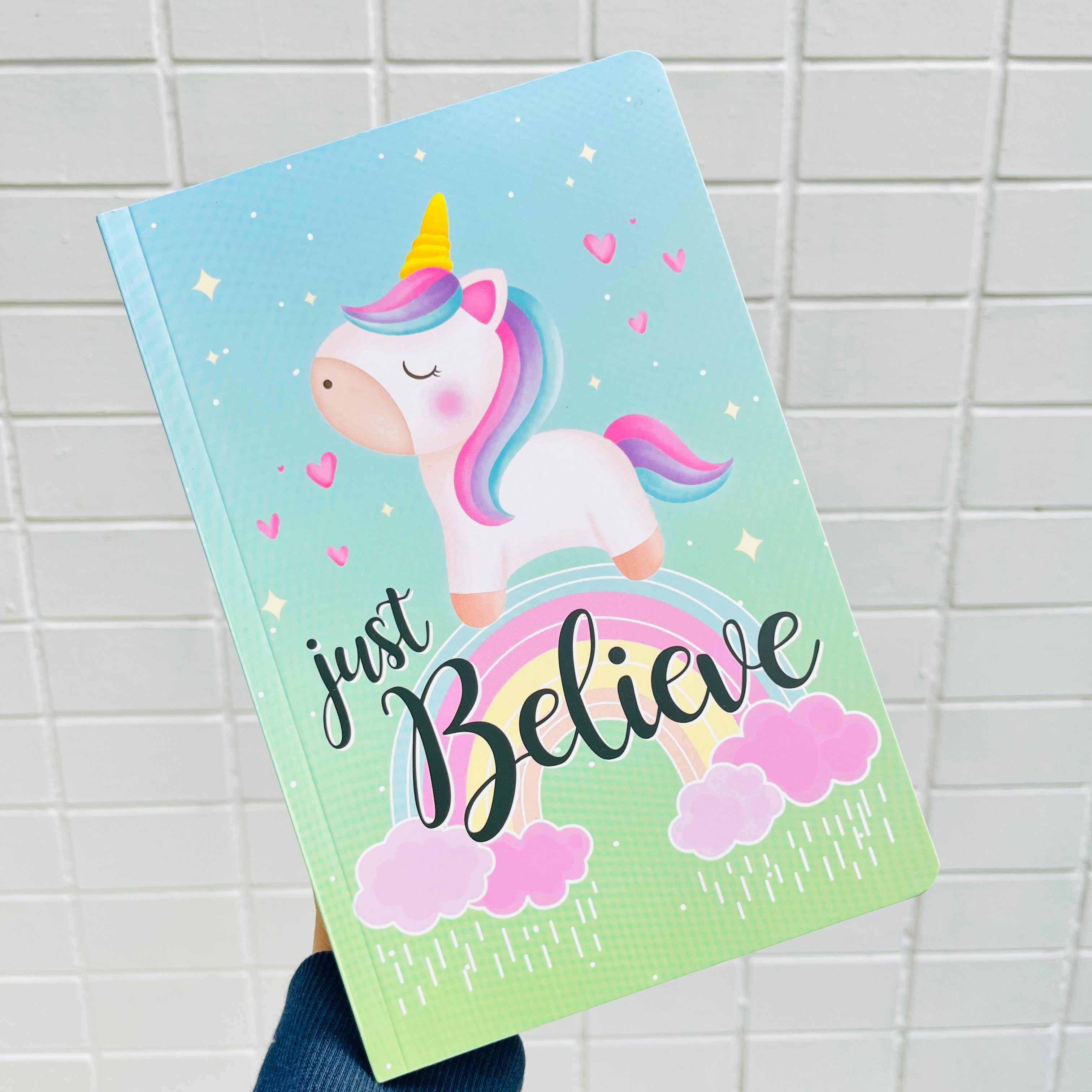 Just Believe Unicorn A5 Diary/Notebook