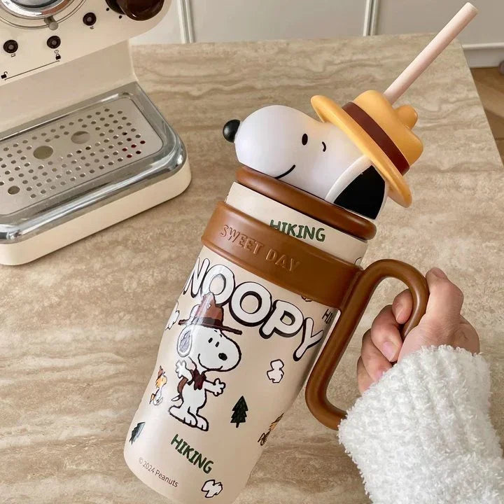 Cute 3D-Figures Insulated Tumbler with Straw - Image 9