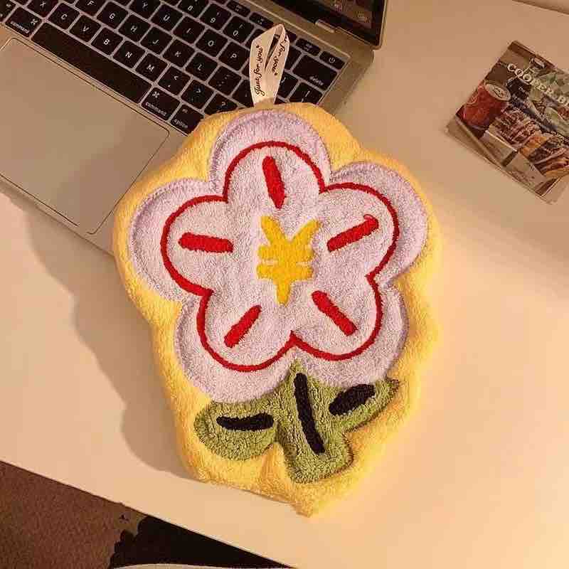 Cute Kawaii Flower Hand Towel | Soft & Absorbent - Image 10