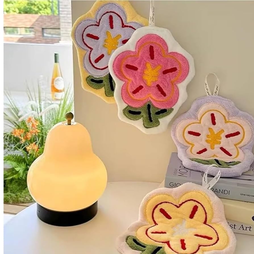 Cute Kawaii Flower Hand Towel | Soft & Absorbent - Image 3