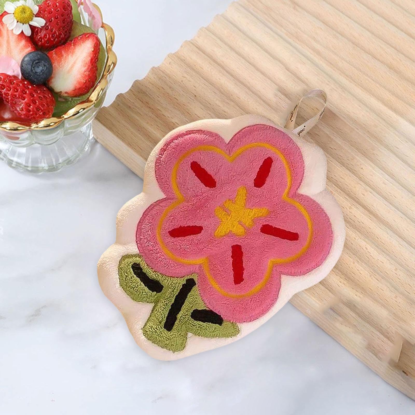 Cute Kawaii Flower Hand Towel | Soft & Absorbent - Image 8