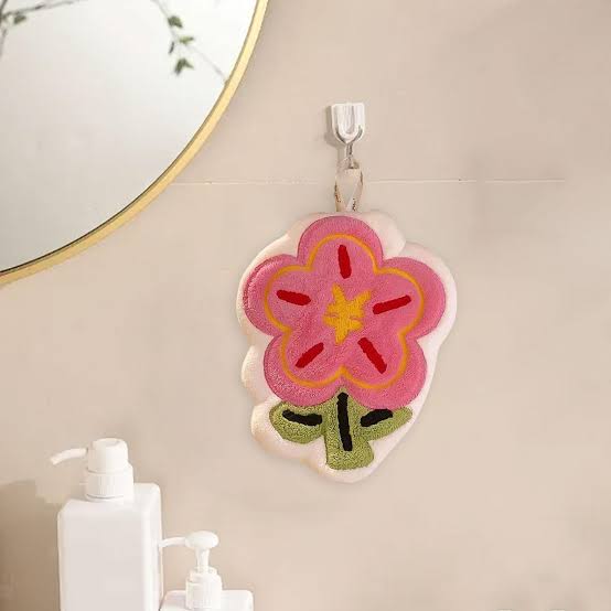 Cute Kawaii Flower Hand Towel | Soft & Absorbent - Image 9