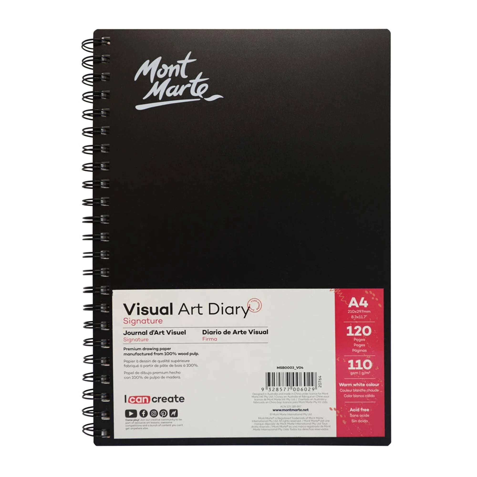 Mont Marte Visual Art Diary Signature Notebook - Image 12