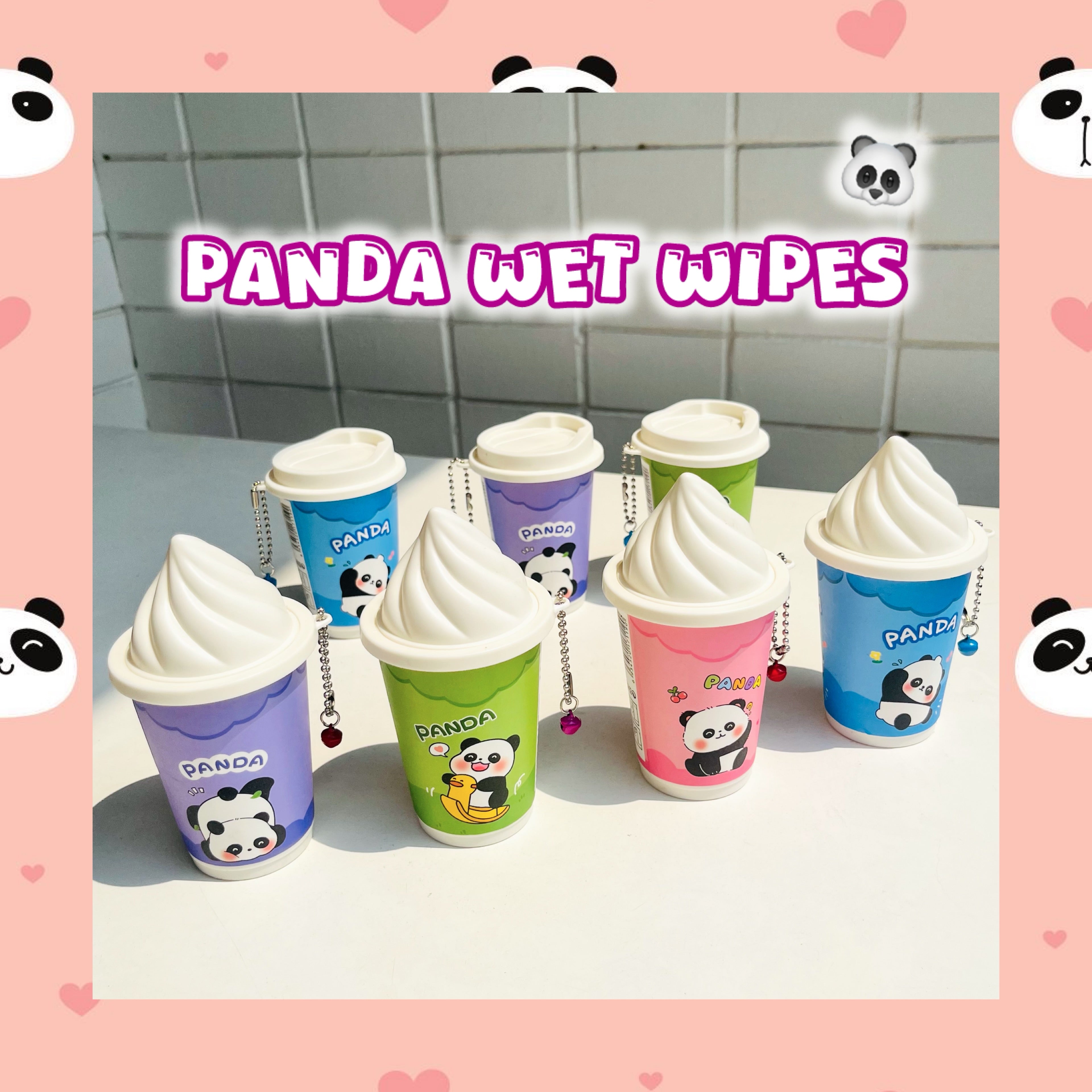 Cute Panda Wet Wipes