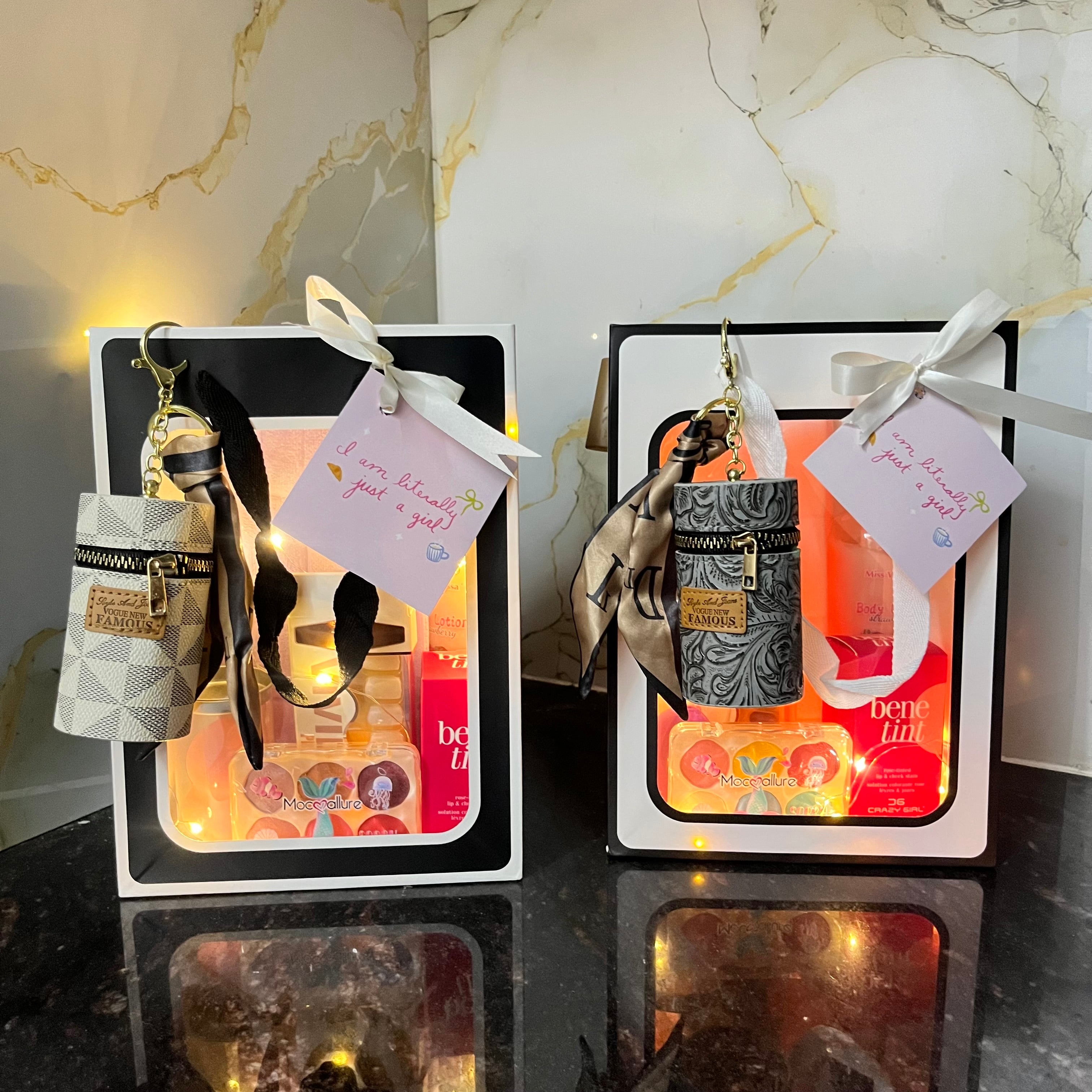 Aesthetic LED Goodie Bag | Cute Gift Hamper for Her - Image 2