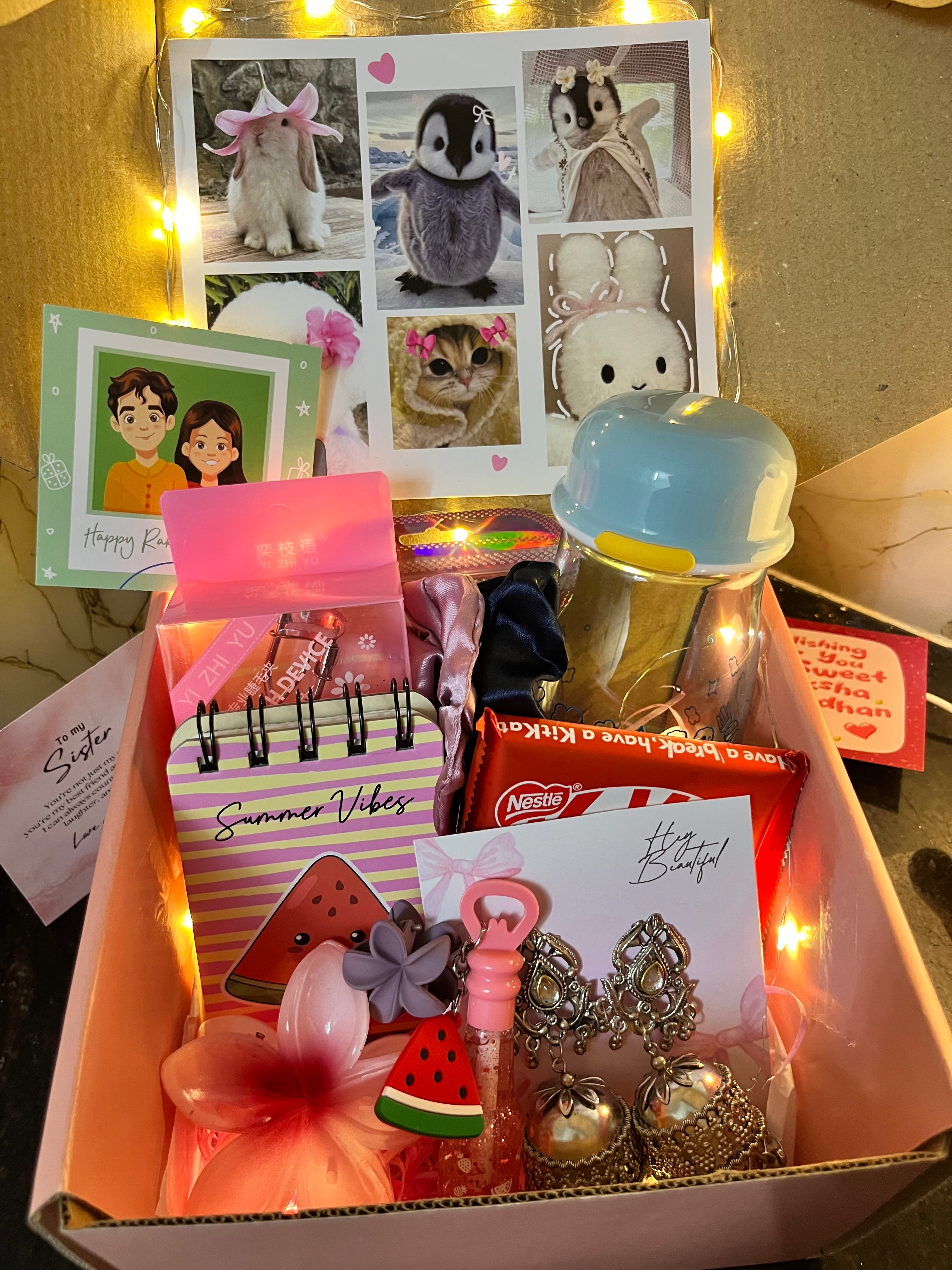 LED Pyaari Sister Special Hamper Box - Image 3