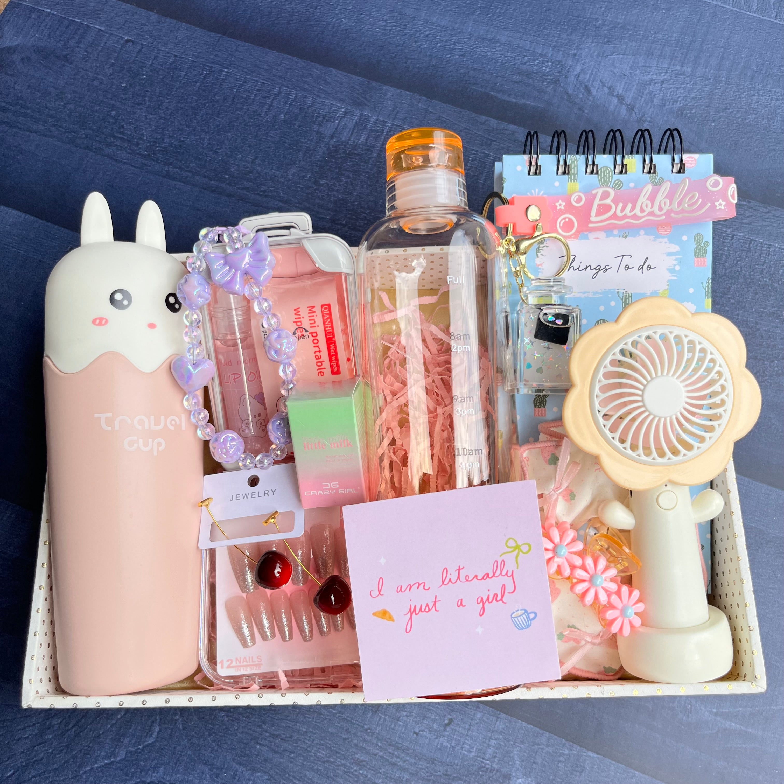 Kawaii Travel Basket Hamper