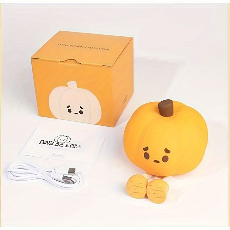 Pumpkin Silicone Touch Night Lamp - Image 2