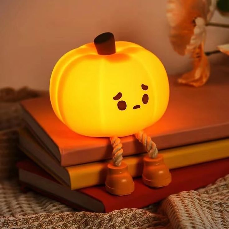 Pumpkin Silicone Touch Night Lamp - Image 6