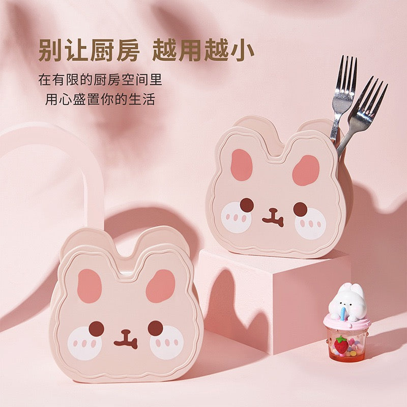 Kawaii Bunny Multipurpose Organiser & Pen Stand | Pinteresty Decor - Image 4