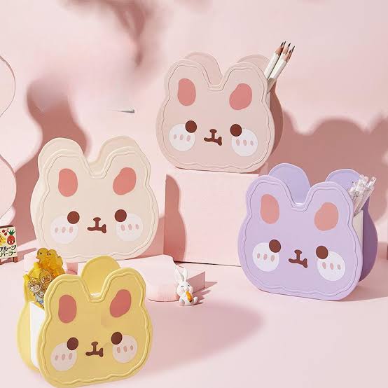 Kawaii Bunny Multipurpose Organiser & Pen Stand | Pinteresty Decor - Image 5