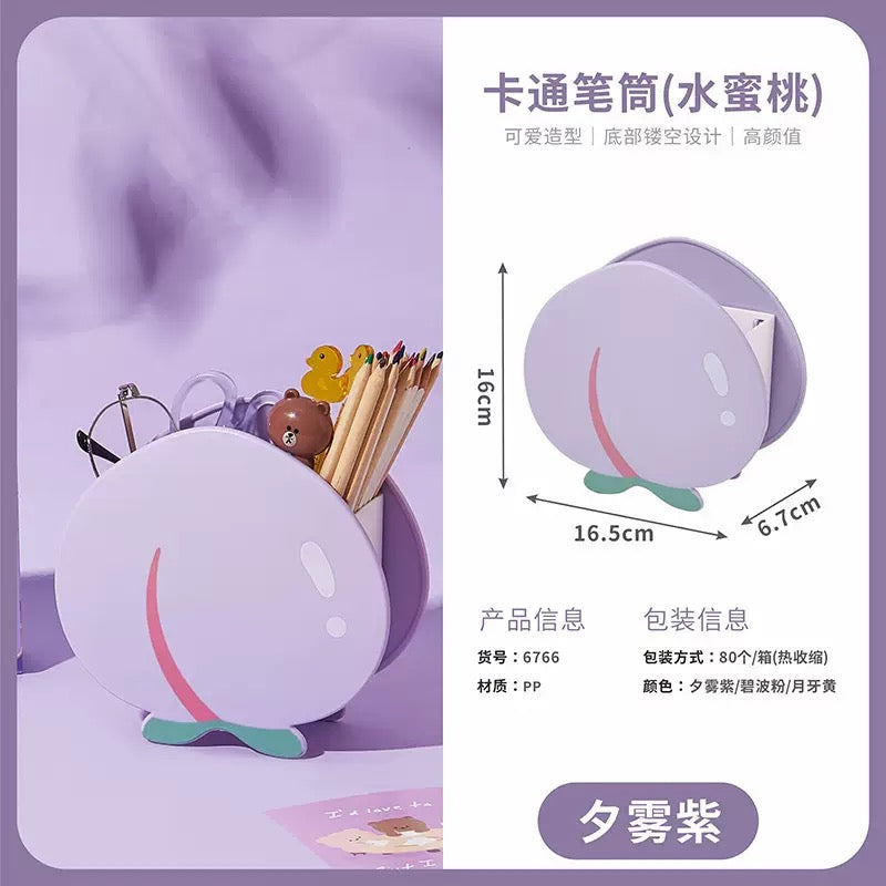 Peach Multipurpose Organiser & Pen Stand | Pinteresty Decor - Image 3