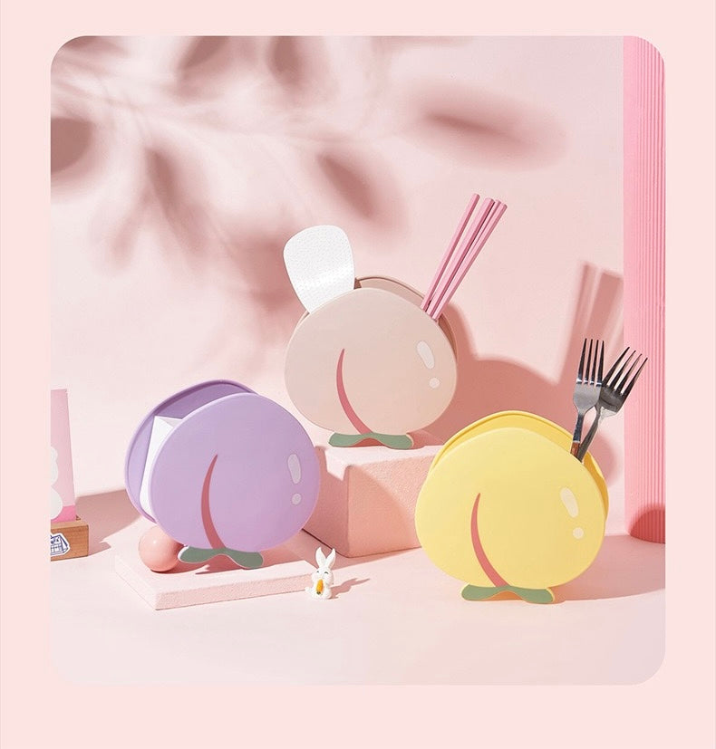 Peach Multipurpose Organiser & Pen Stand | Pinteresty Decor - Image 4