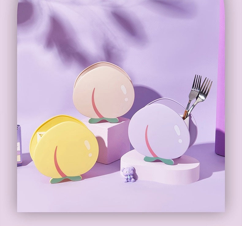 Peach Multipurpose Organiser & Pen Stand | Pinteresty Decor - Image 5