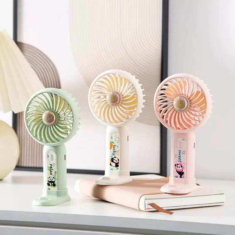 Pastel Panda Portable USB Handfan - Image 2