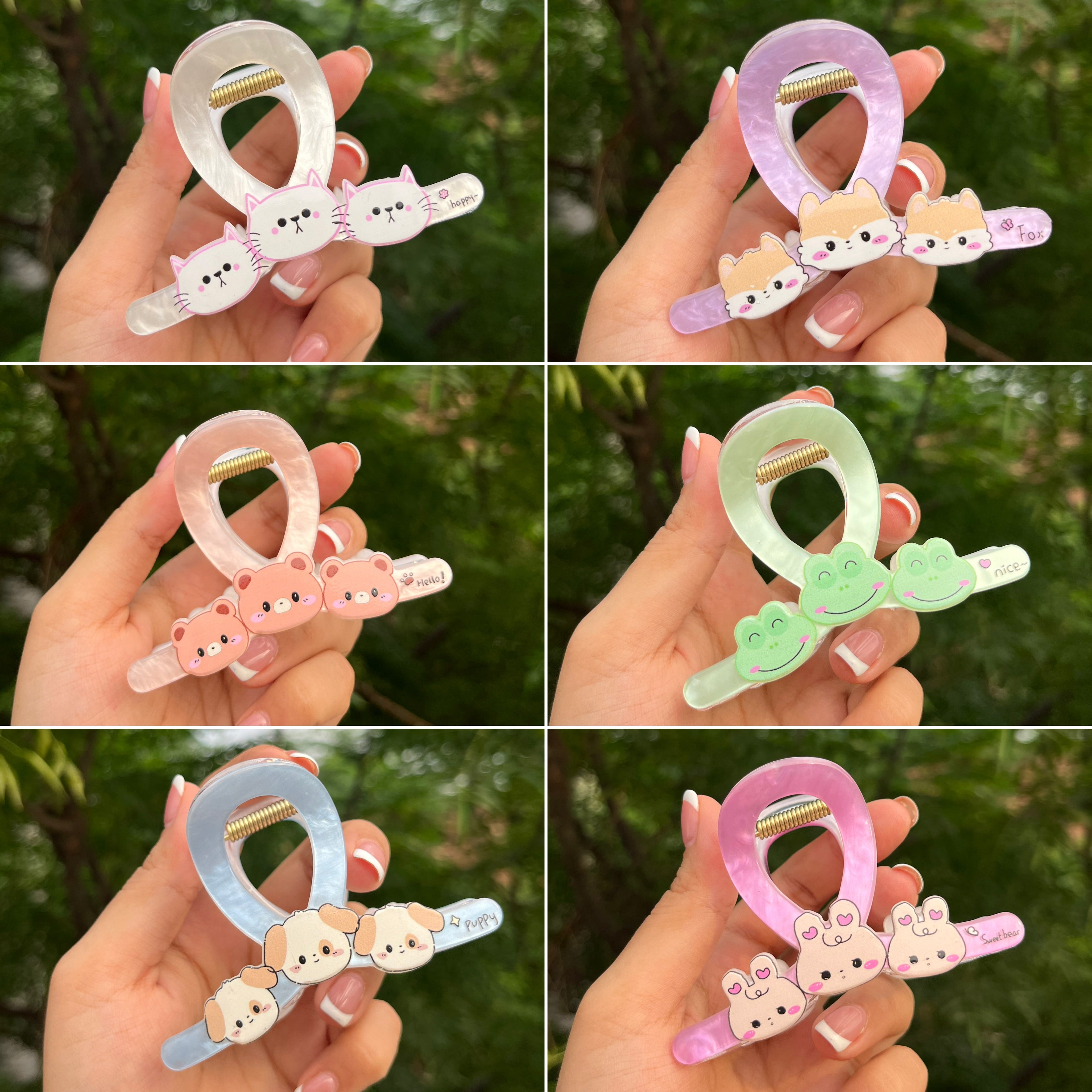 Cute Animal Premium Hair Claw | Pinteresty Hair Clutcher