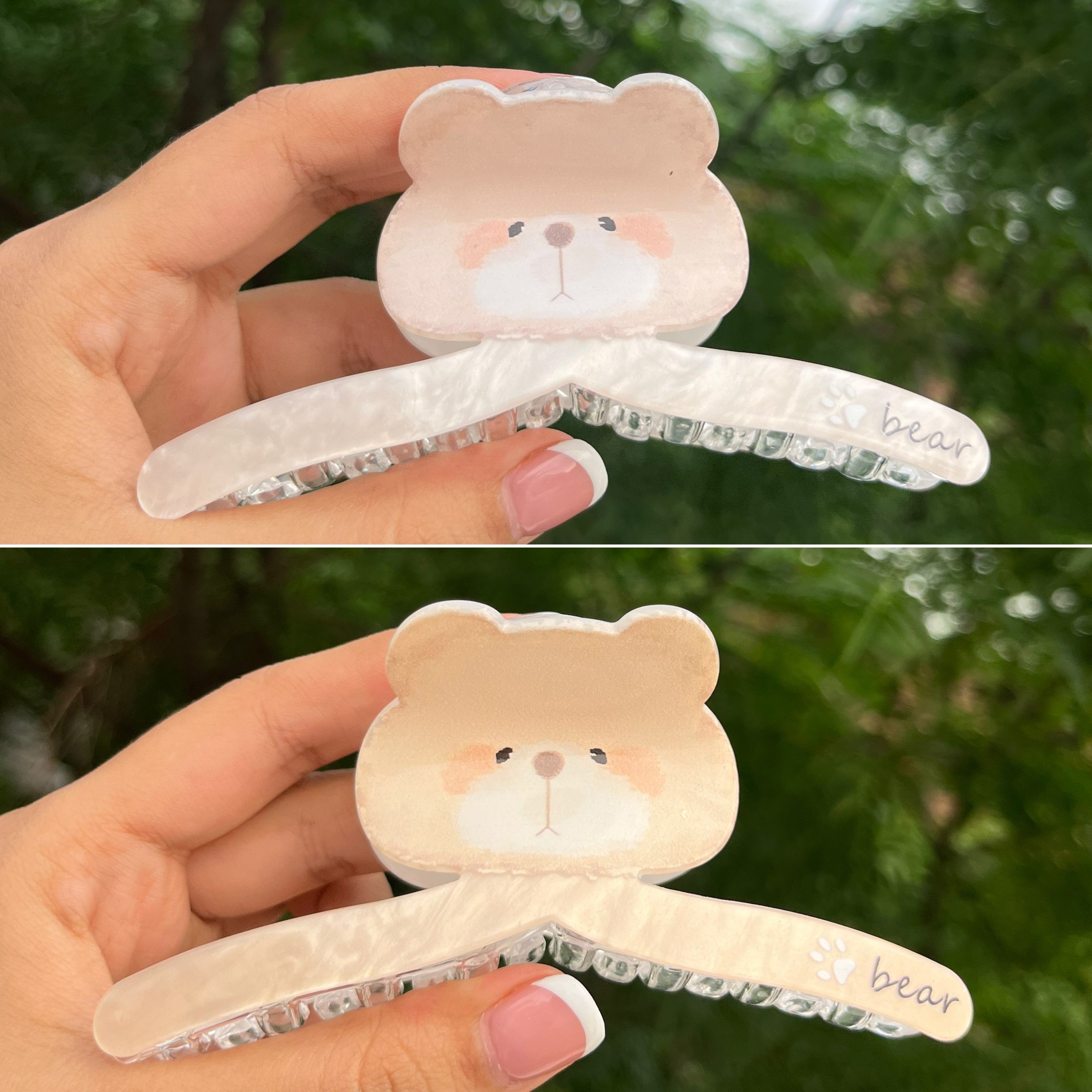 Cute Bear Premium Big Size Hair Claw | Pinteresty Hair Clutcher