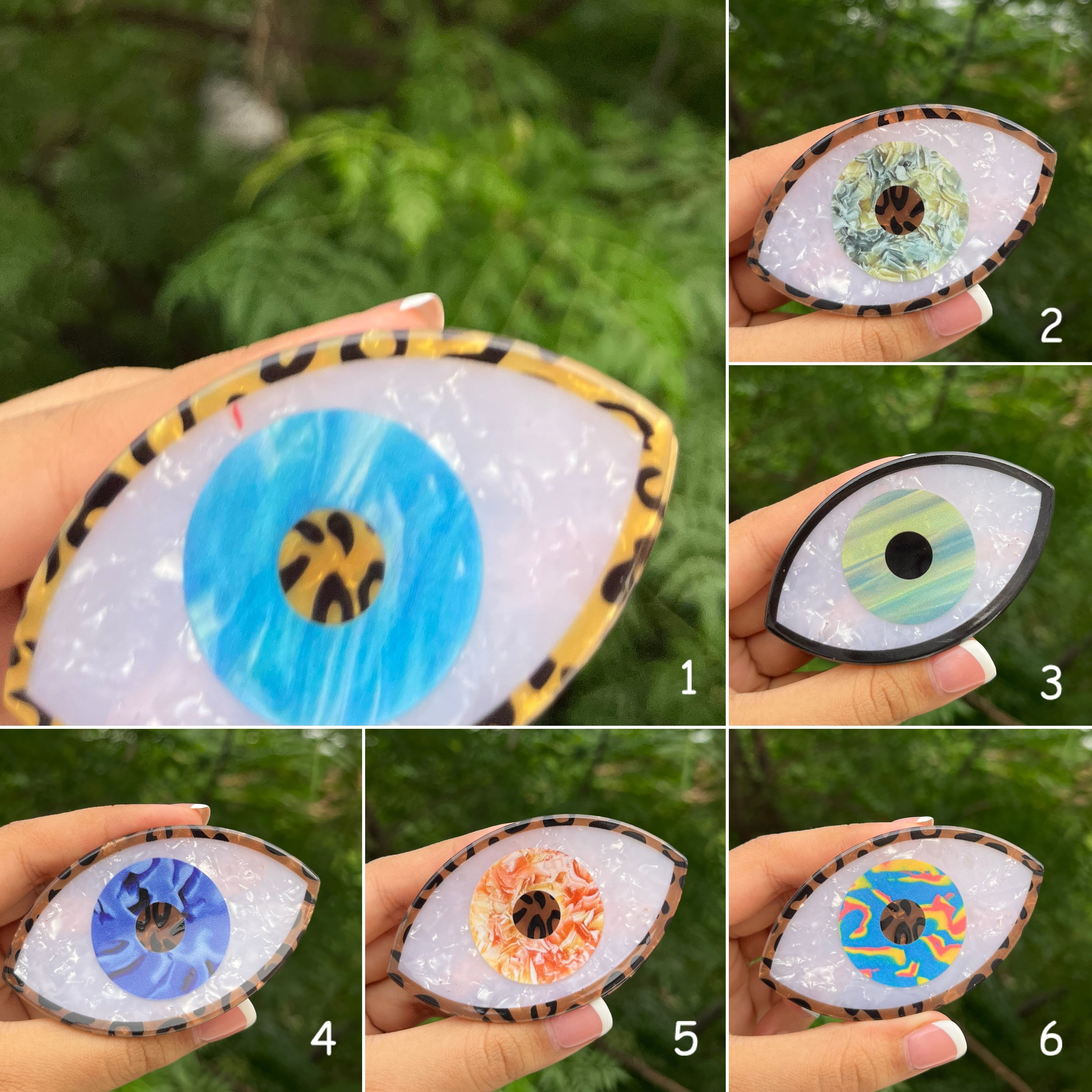 Evil Eye Premium Hair Claw | Pinteresty Hair Clutcher